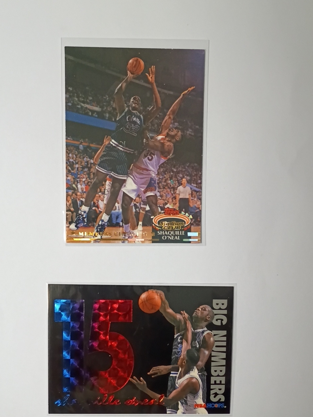 Unbranded Blue and Black Basketball Player Collectible Card - Shaquille O'Neal